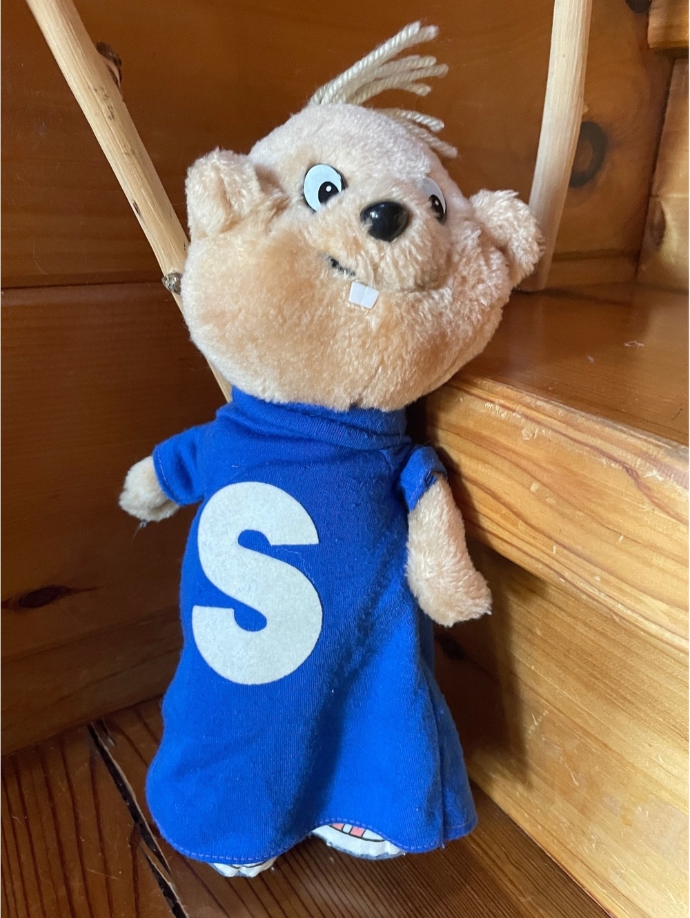 Vintage 1980s Simon plush toy